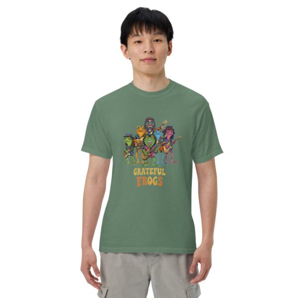 Grateful Frogs2: Unisex garment-dyed heavyweight t-shirt - Image 19