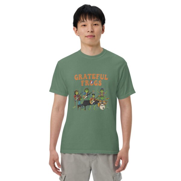 Grateful Frogs3: Unisex garment-dyed heavyweight t-shirt - Image 20