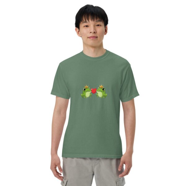 Frogs in Love: Unisex garment-dyed heavyweight t-shirt - Image 20