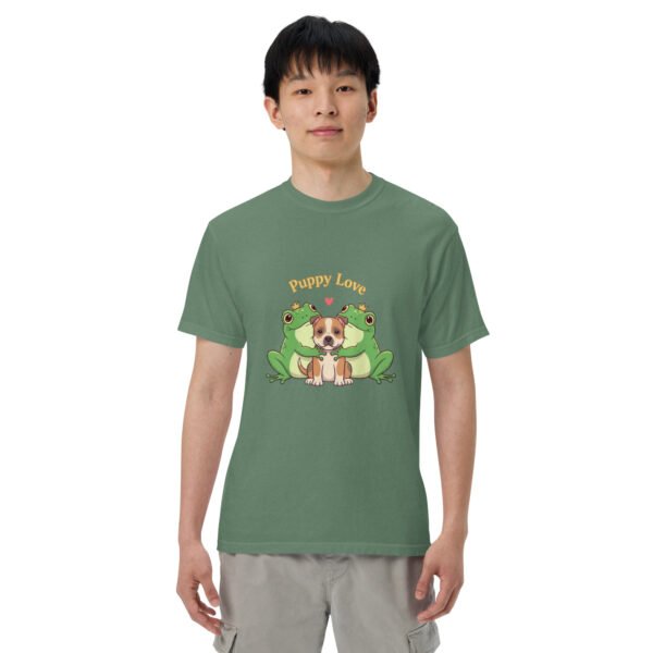 Puppy Love, Pit Bull: Unisex garment-dyed heavyweight t-shirt - Image 20