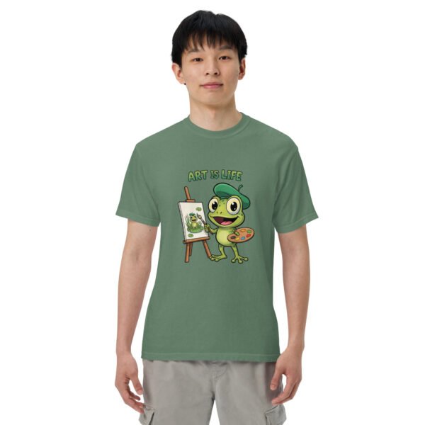 Art is Life: Unisex garment-dyed heavyweight t-shirt - Image 20