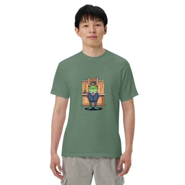 Frog in Law: Unisex garment-dyed heavyweight t-shirt - Image 20