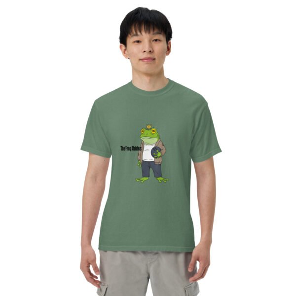 The Frog Abides: Unisex garment-dyed heavyweight t-shirt - Image 19
