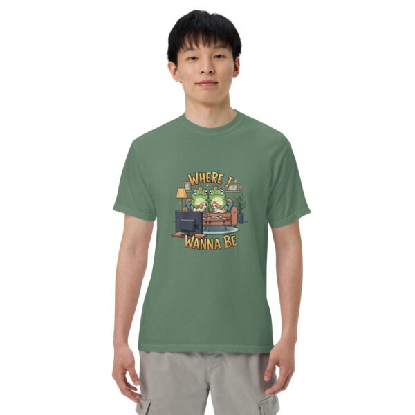 Where I Wanna Be: Unisex garment-dyed heavyweight t-shirt - Image 19