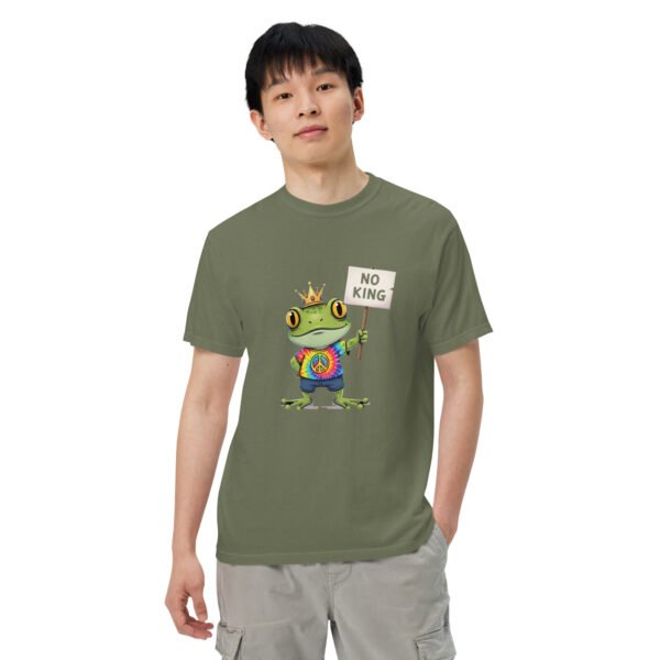 No King: Unisex garment-dyed heavyweight t-shirt - Image 18