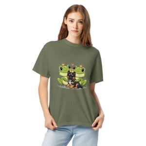 Alternative view of Puppy Love, Shepherd: Unisex garment-dyed heavyweight t-shirt