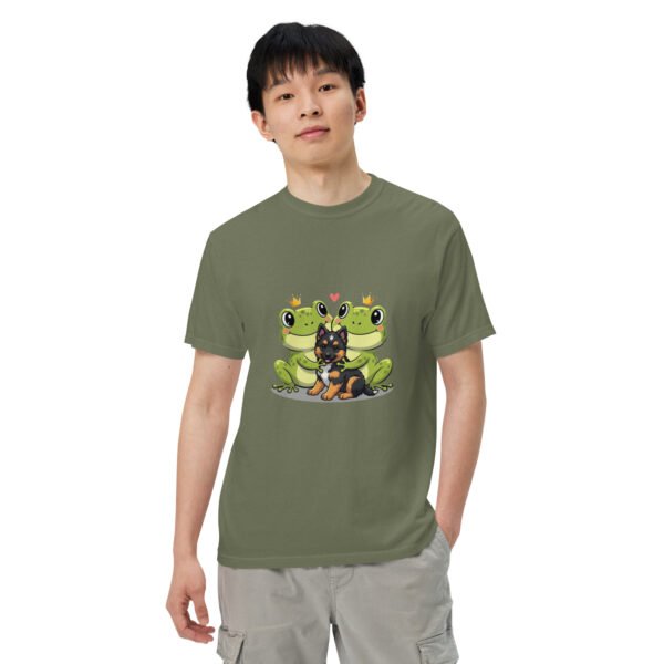 Puppy Love, Shepherd: Unisex garment-dyed heavyweight t-shirt - Image 17