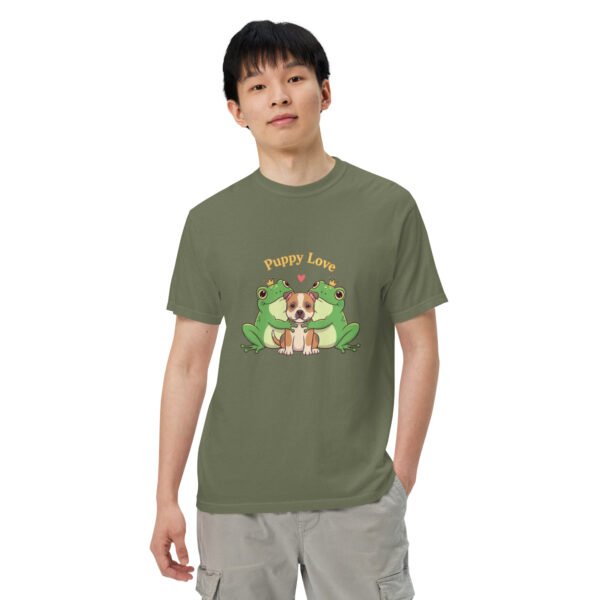 Puppy Love, Pit Bull: Unisex garment-dyed heavyweight t-shirt - Image 18