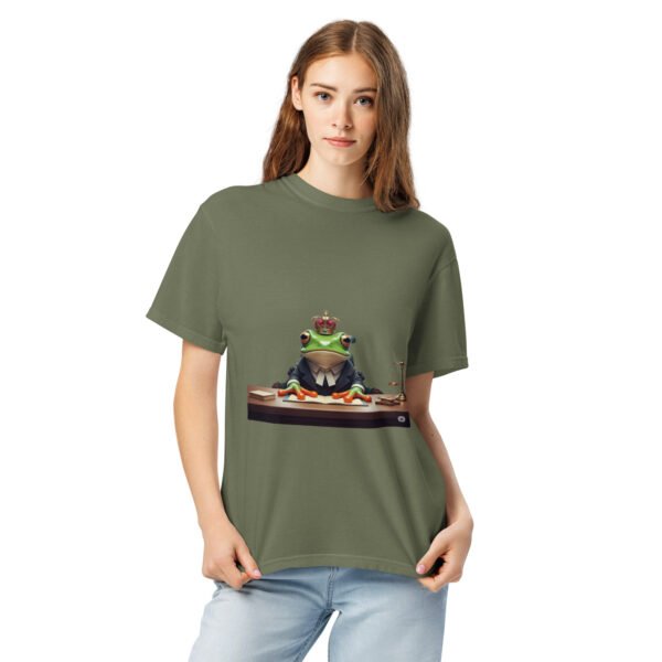 Frog Lawyer: Unisex garment-dyed heavyweight t-shirt - Image 3