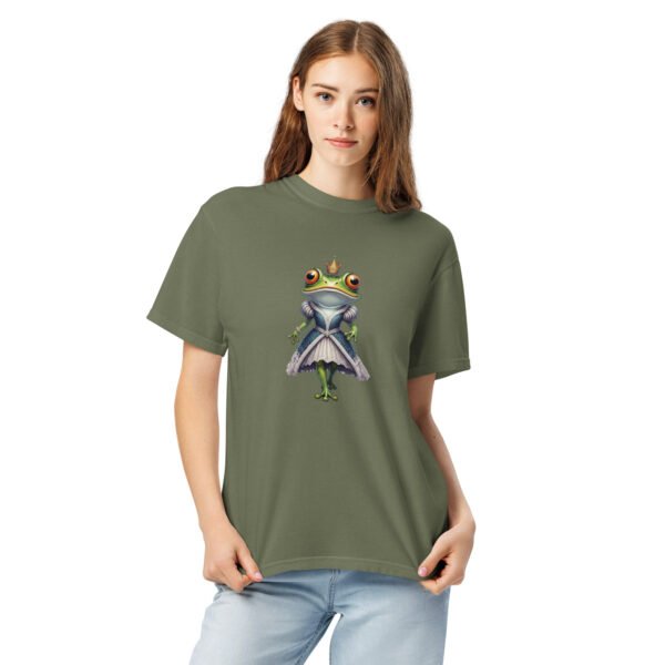 Frog Fashion Model1: Unisex garment-dyed heavyweight t-shirt - Image 3