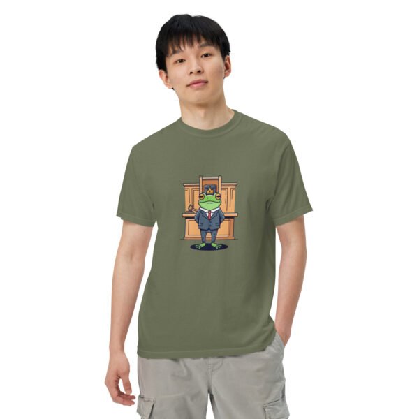 Frog in Law: Unisex garment-dyed heavyweight t-shirt - Image 18