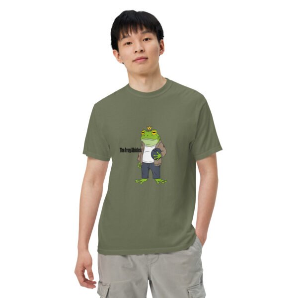 The Frog Abides: Unisex garment-dyed heavyweight t-shirt - Image 17