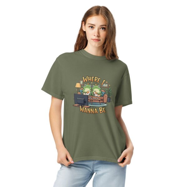 Where I Wanna Be: Unisex garment-dyed heavyweight t-shirt - Image 3