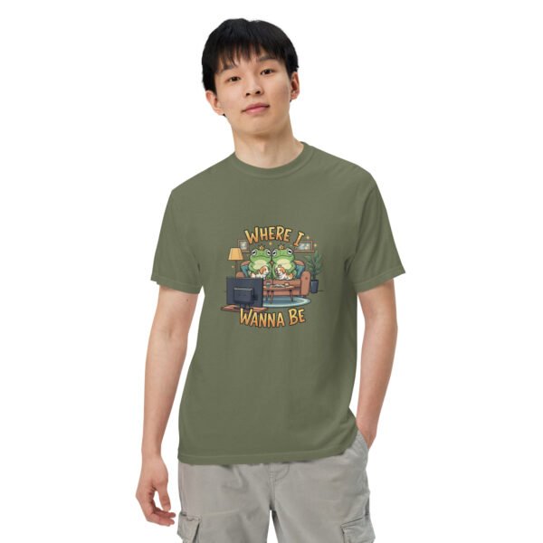 Where I Wanna Be: Unisex garment-dyed heavyweight t-shirt - Image 17