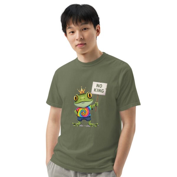 No King: Unisex garment-dyed heavyweight t-shirt - Image 19