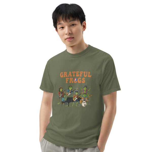 Grateful Frogs3: Unisex garment-dyed heavyweight t-shirt - Image 19