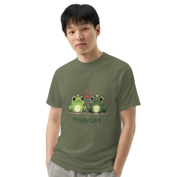 Froggy Love 1: Unisex garment-dyed heavyweight t-shirt - Image 18
