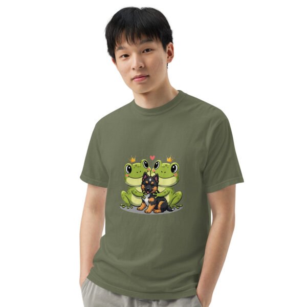 Puppy Love, Shepherd: Unisex garment-dyed heavyweight t-shirt - Image 18
