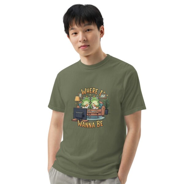 Where I Wanna Be: Unisex garment-dyed heavyweight t-shirt - Image 18