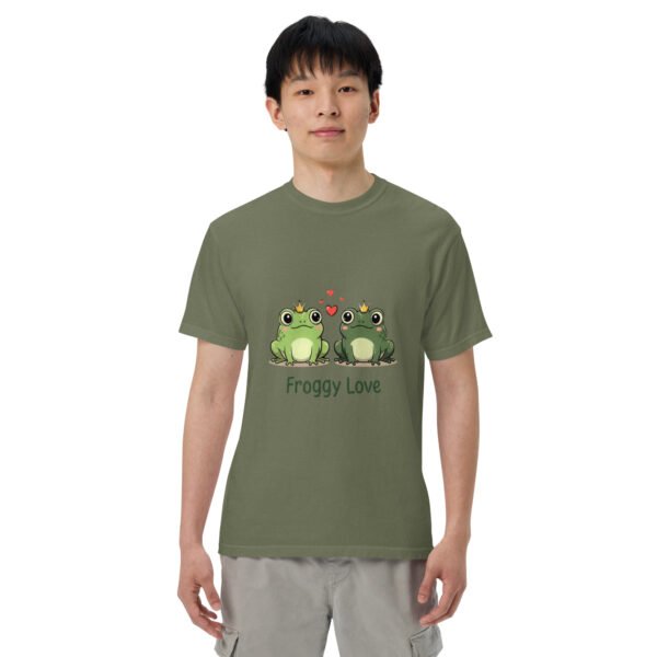 Froggy Love 1: Unisex garment-dyed heavyweight t-shirt - Image 16