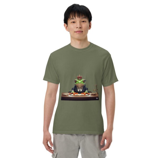 Frog Lawyer: Unisex garment-dyed heavyweight t-shirt - Image 16