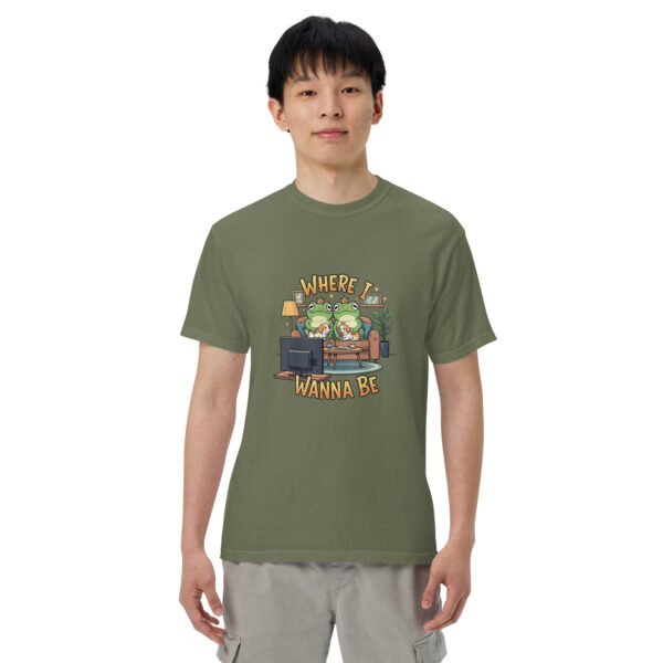 Where I Wanna Be: Unisex garment-dyed heavyweight t-shirt - Image 16