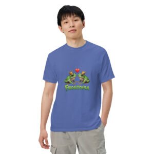 Alternative view of Frogtopia: Unisex garment-dyed heavyweight t-shirt