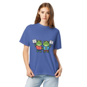 Alternative view of No More War: Unisex garment-dyed heavyweight t-shirt