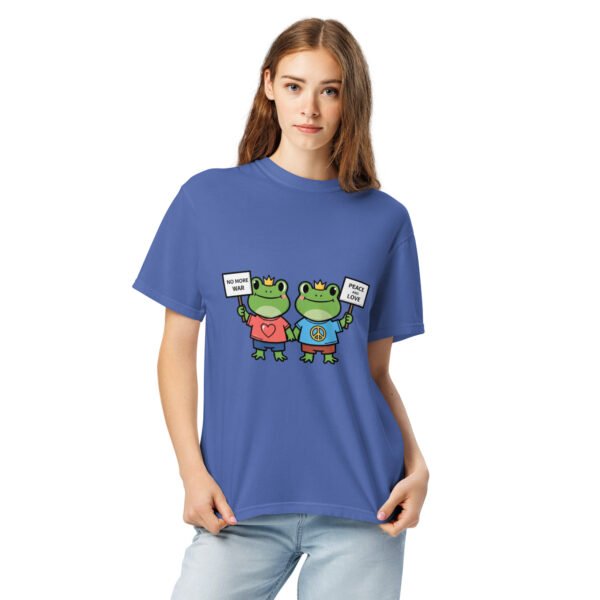 No More War: Unisex garment-dyed heavyweight t-shirt - Image 2