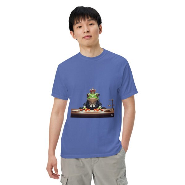 Frog Lawyer: Unisex garment-dyed heavyweight t-shirt - Image 13