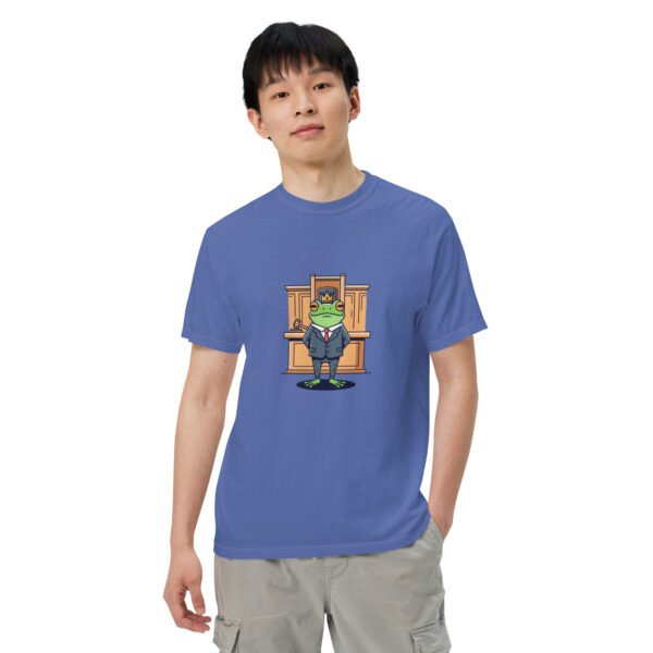 Frog in Law: Unisex garment-dyed heavyweight t-shirt - Image 14