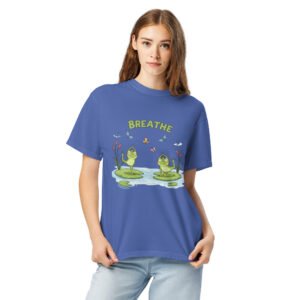 Alternative view of Breathe: Unisex garment-dyed heavyweight t-shirt