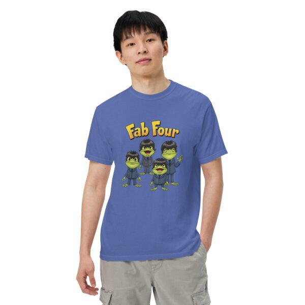 Fab Four Frogs: Unisex garment-dyed heavyweight t-shirt - Image 13