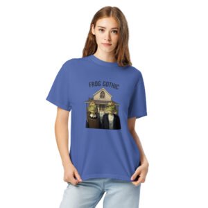 Alternative view of Frog Gothic: Unisex garment-dyed heavyweight t-shirt