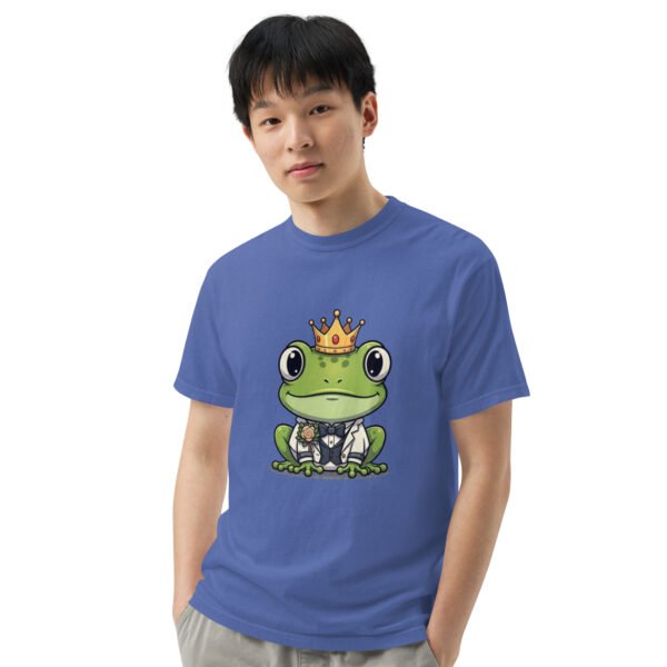 Frog Groom: Unisex garment-dyed heavyweight t-shirt - Image 3