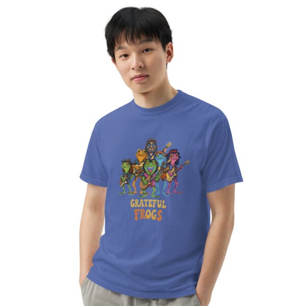 Grateful Frogs2: Unisex garment-dyed heavyweight t-shirt - Image 15