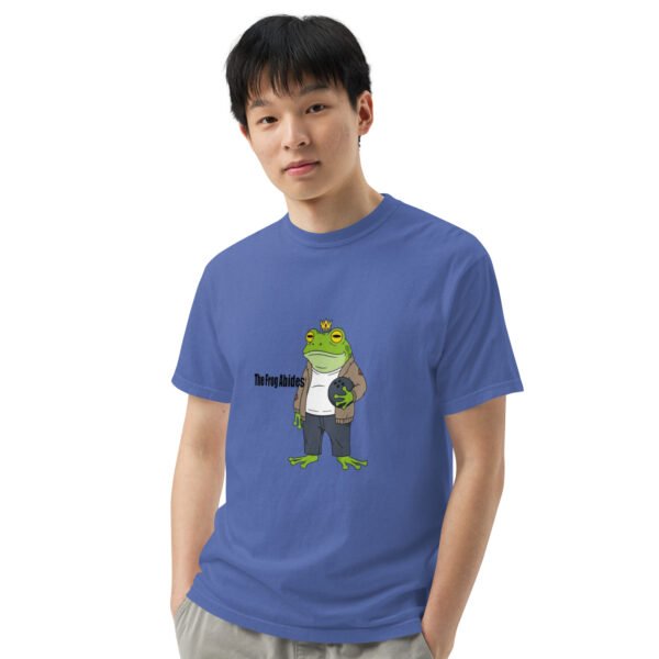 The Frog Abides: Unisex garment-dyed heavyweight t-shirt - Image 14