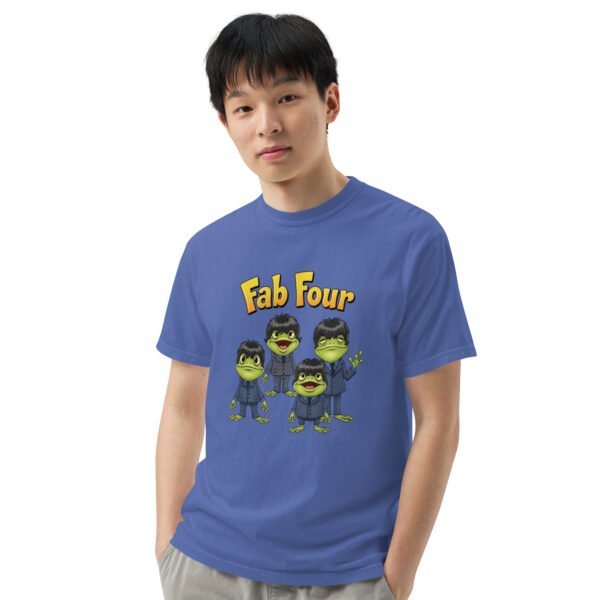 Fab Four Frogs: Unisex garment-dyed heavyweight t-shirt - Image 14