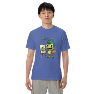 Art is Life: Unisex garment-dyed heavyweight t-shirt