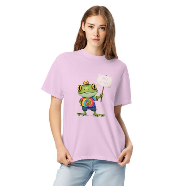 No King: Unisex garment-dyed heavyweight t-shirt - Image 8