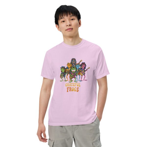 Grateful Frogs2: Unisex garment-dyed heavyweight t-shirt - Image 35
