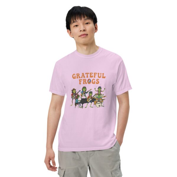 Grateful Frogs3: Unisex garment-dyed heavyweight t-shirt - Image 39