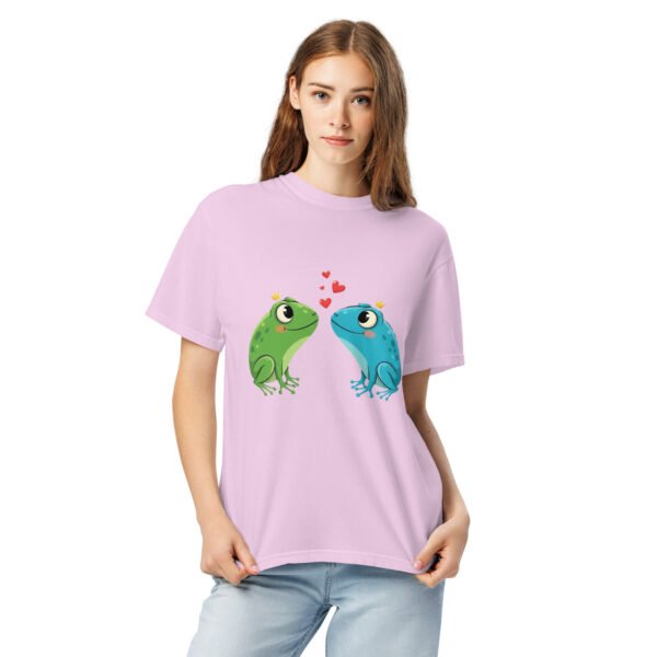 Froggy Love2: Unisex garment-dyed heavyweight t-shirt - Image 8