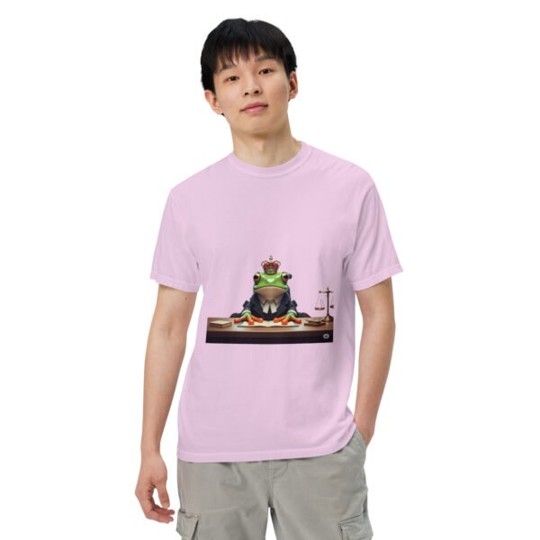 Frog Lawyer: Unisex garment-dyed heavyweight t-shirt - Image 32