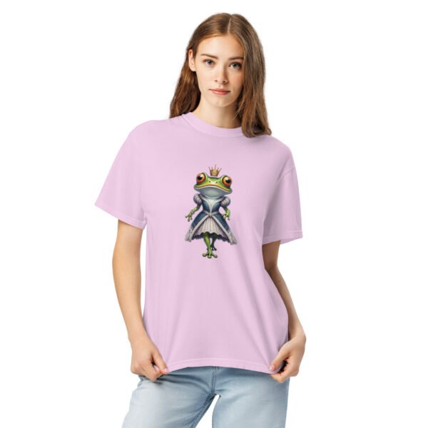 Frog Fashion Model1: Unisex garment-dyed heavyweight t-shirt - Image 8