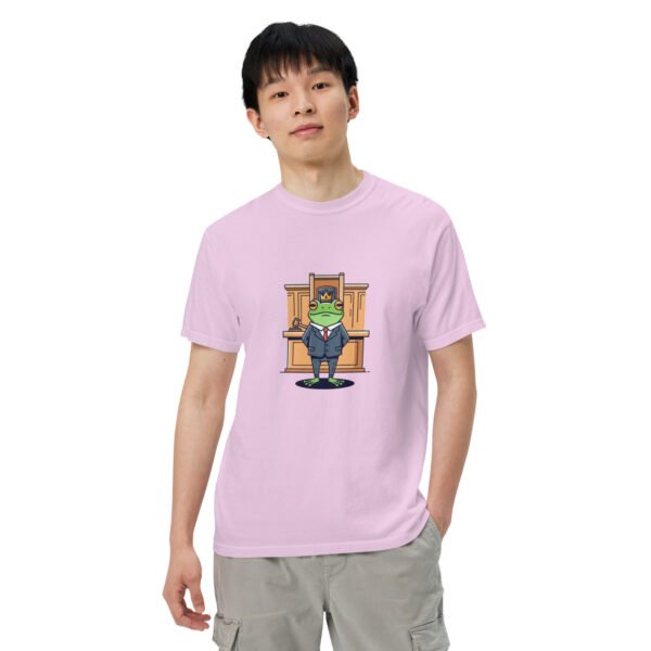 Frog in Law: Unisex garment-dyed heavyweight t-shirt - Image 37