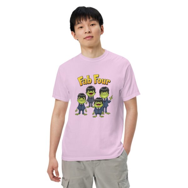 Fab Four Frogs: Unisex garment-dyed heavyweight t-shirt - Image 37
