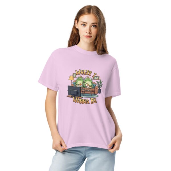 Where I Wanna Be: Unisex garment-dyed heavyweight t-shirt - Image 8