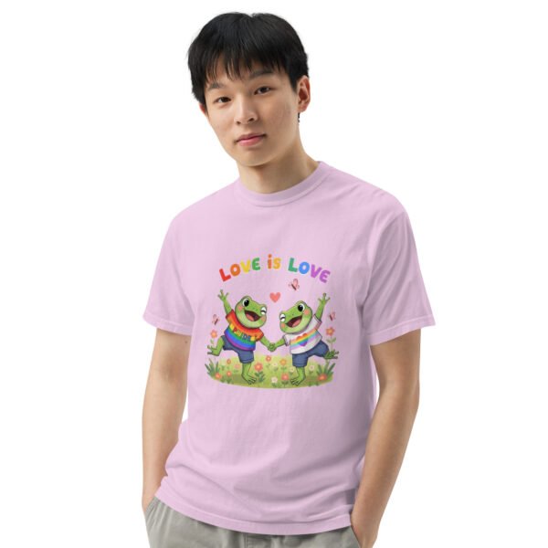 Love is Love1: Unisex garment-dyed heavyweight t-shirt - Image 50