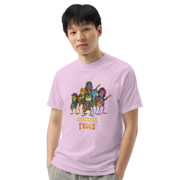 Grateful Frogs2: Unisex garment-dyed heavyweight t-shirt - Image 36